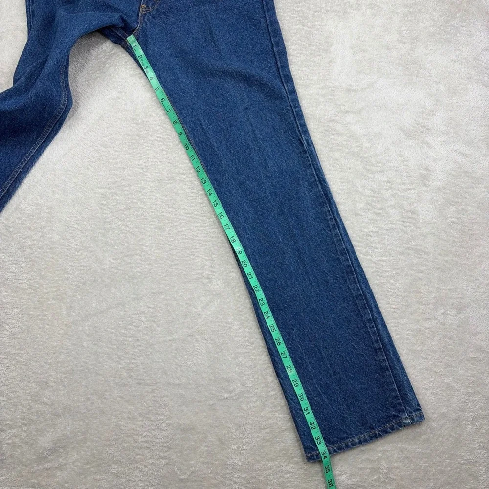 Vintage Levi's 517 Jeans Mens 35x34 (Fits 34x34) Blue Bootcut Orange Tab 90s USA